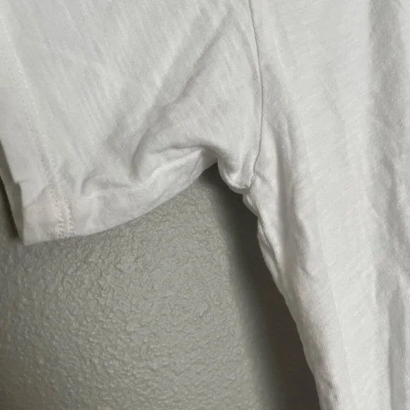 MADEWELL - Whisper Cotton Rib Crewneck Classic White T-Shirt - Plus 3X - Picture 8 of 8